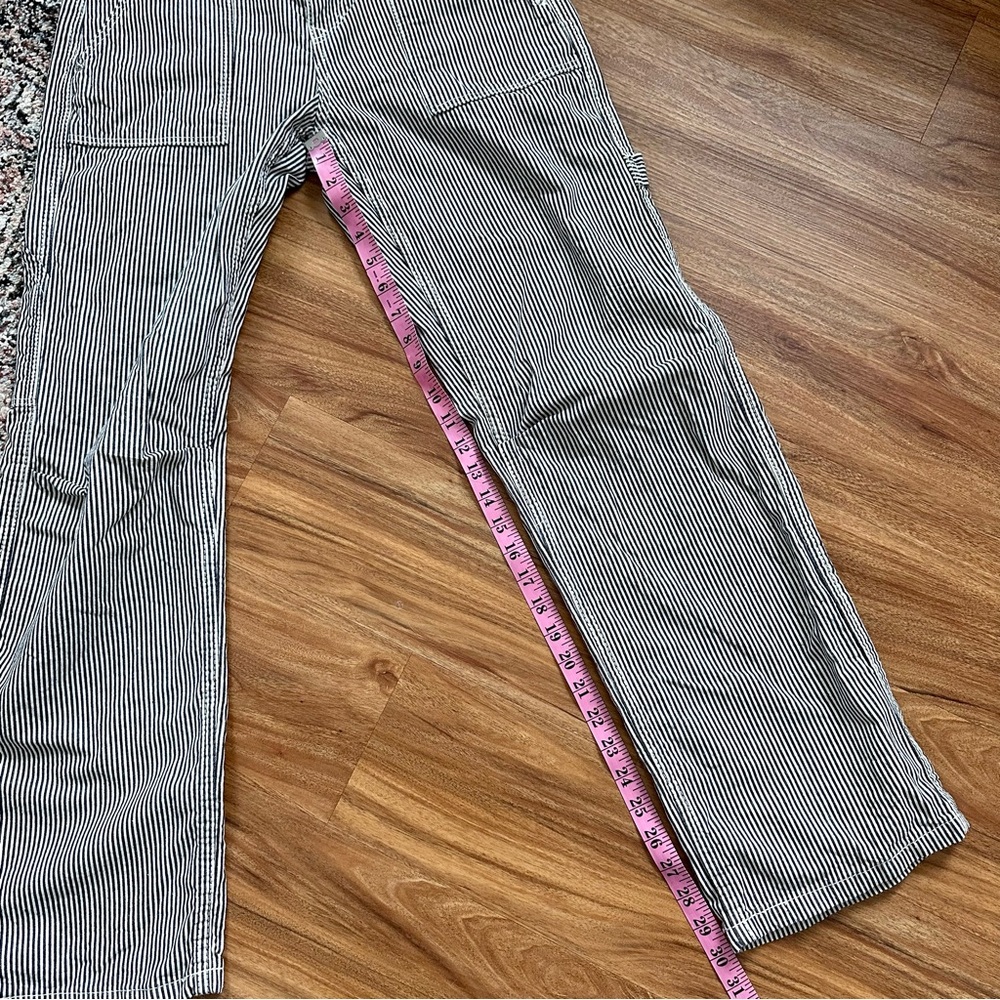 Bershka Striped Carpenter Chino Pants - Picture 8 of 9